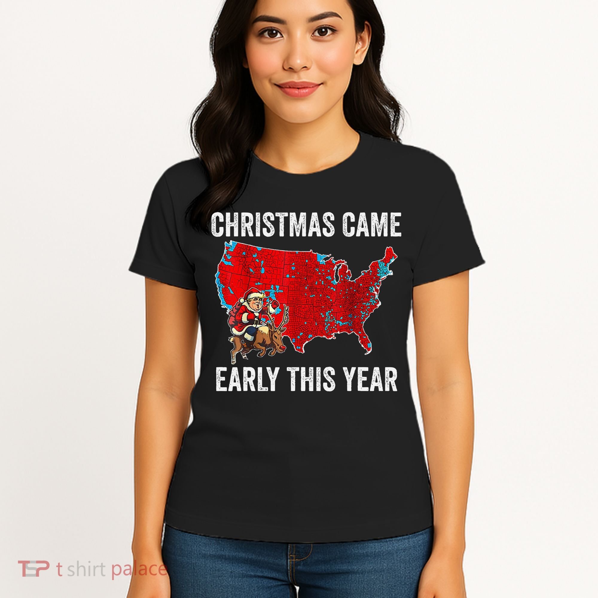 Christmas Came Early This Year Electoral Map Women's T-Shirt
