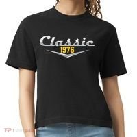 Classic Car Emblem 1976 50th Birthday Comfort Colors Boxy T-Shirt thumb 0