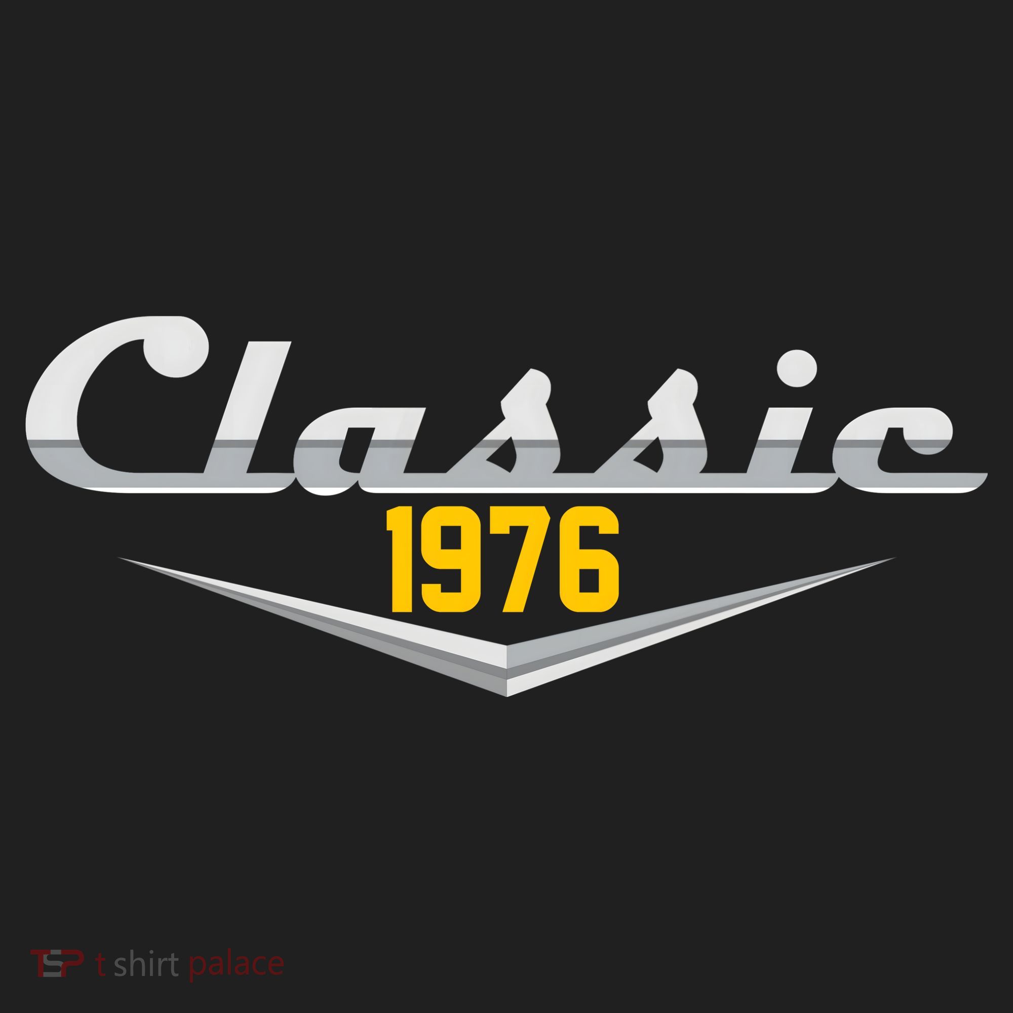 Classic Car Emblem 1976 50th Birthday Comfort Colors Boxy T-Shirt