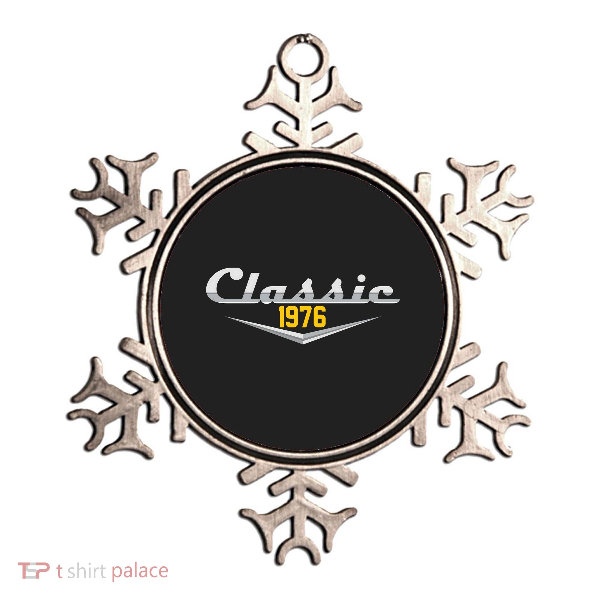 Classic Car Emblem 1976 50th Birthday Ornament