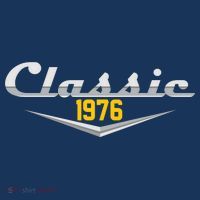 Classic Car Emblem 1976 50th Birthday Doggie Tank thumb 4