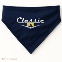 Classic Car Emblem 1976 50th Birthday USA-Made Doggie Bandana thumb 0
