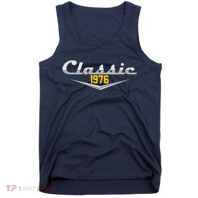Classic Car Emblem 1976 50th Birthday Tank Top