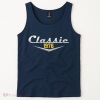 Classic Car Emblem 1976 50th Birthday Tank Top thumb 2