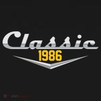 Classic Car Emblem 1986 40th Birthday Backpack thumb 2