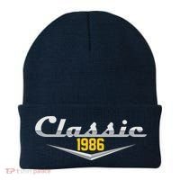 Classic Car Emblem 1986 40th Birthday Beanie thumb 0
