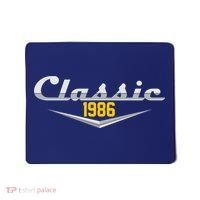 Classic Car Emblem 1986 40th Birthday Mousepad thumb 0