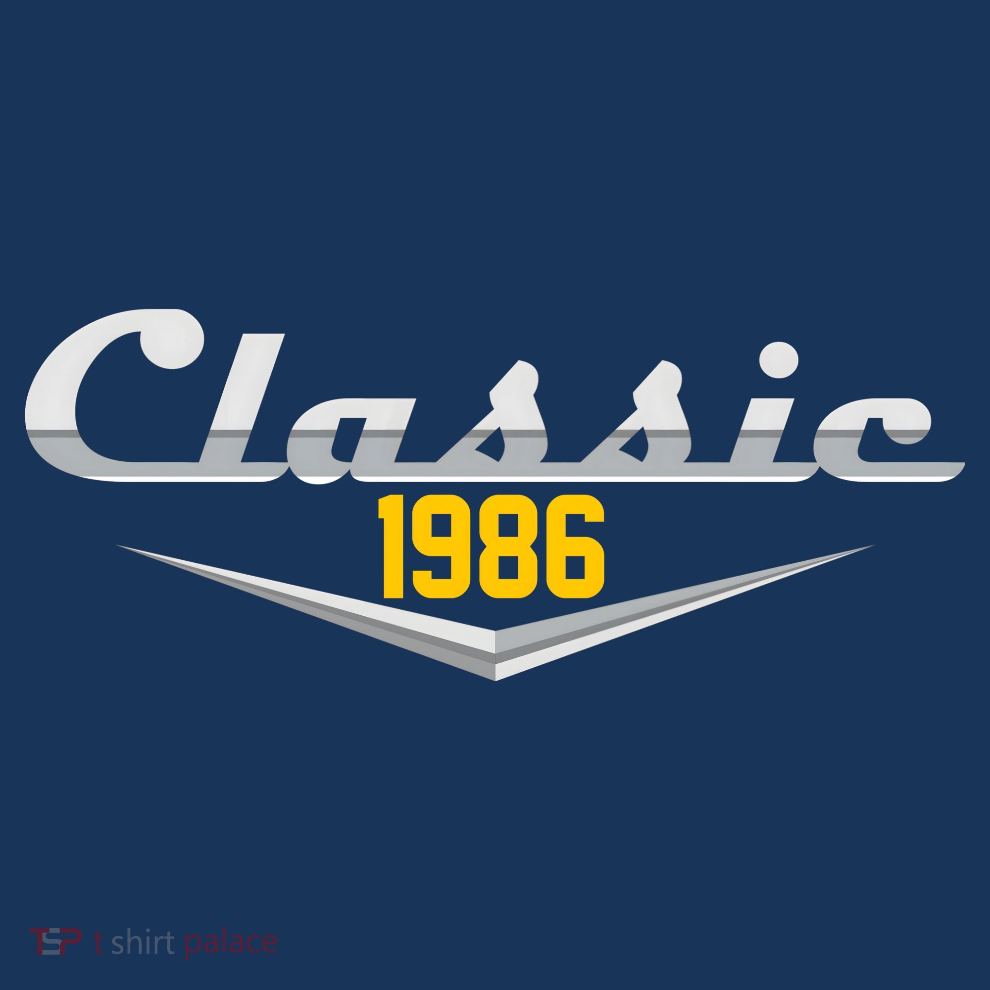 Classic Car Emblem 1986 40th Birthday Women's Tank Top