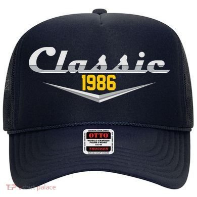 Classic Car Emblem 1986 40th Birthday Hat