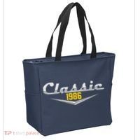 Classic Car Emblem 1986 40th Birthday Tote Bag thumb 2