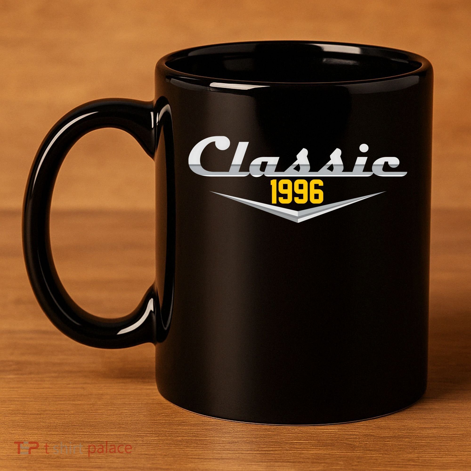 Classic Car Emblem 1996 30th Birthday 11oz C Handle Ceramic Mug