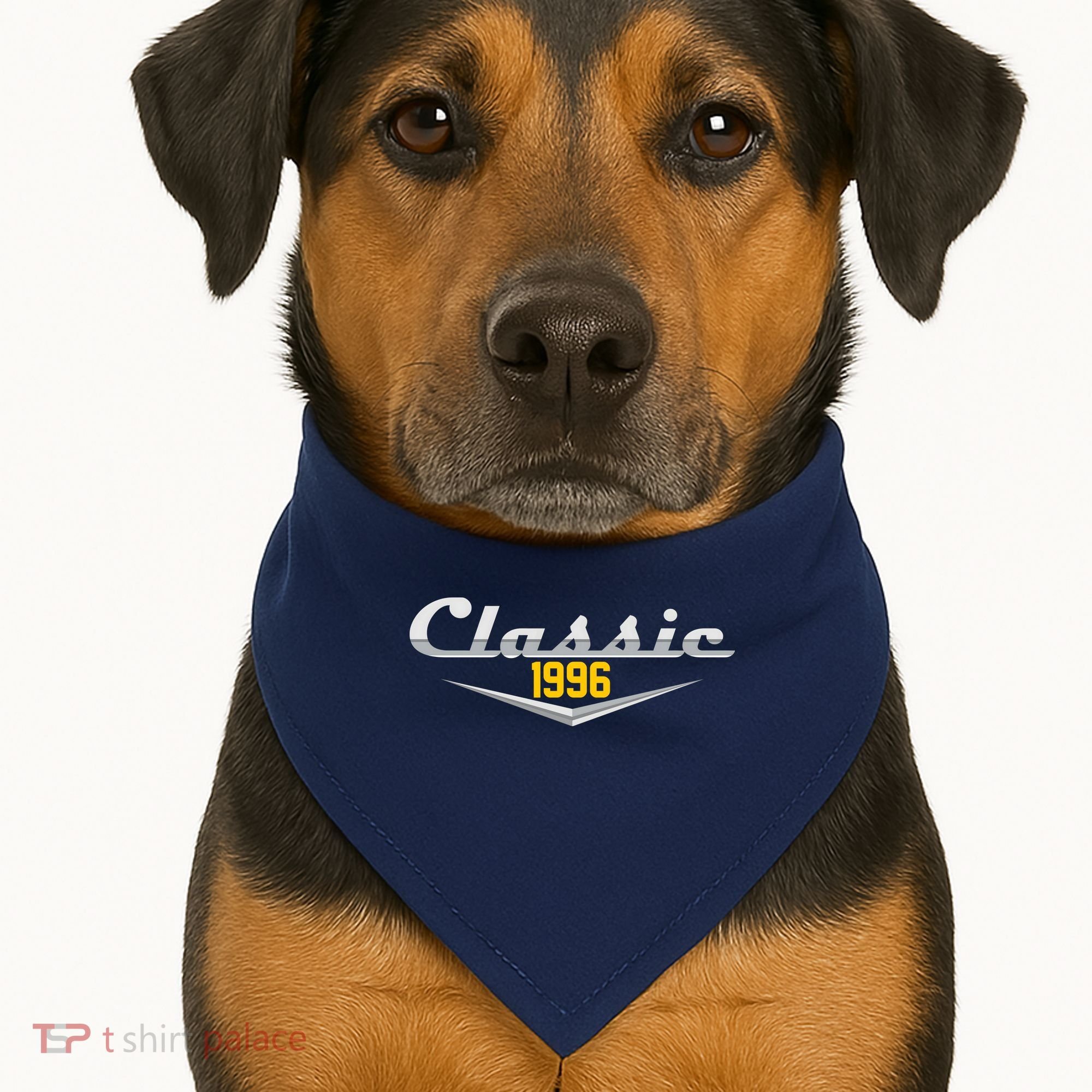 Classic Car Emblem 1996 30th Birthday USA-Made Doggie Bandana