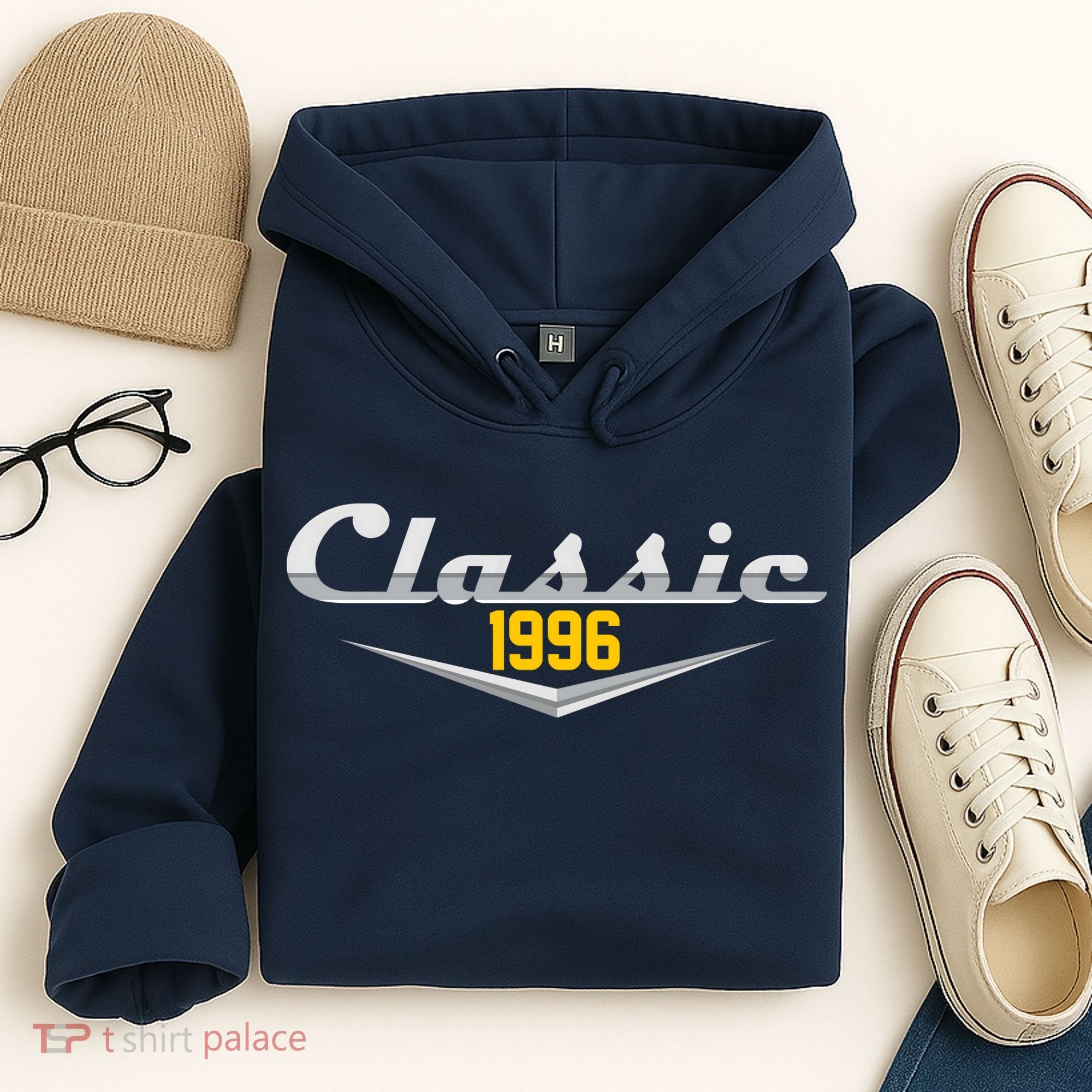 Classic Car Emblem 1996 30th Birthday Hoodie