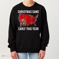 Christmas Came Early This Year Electoral Map Women's Sweatshirt thumb 0