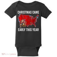 Christmas Came Early This Year Electoral Map Baby Bodysuit thumb 0