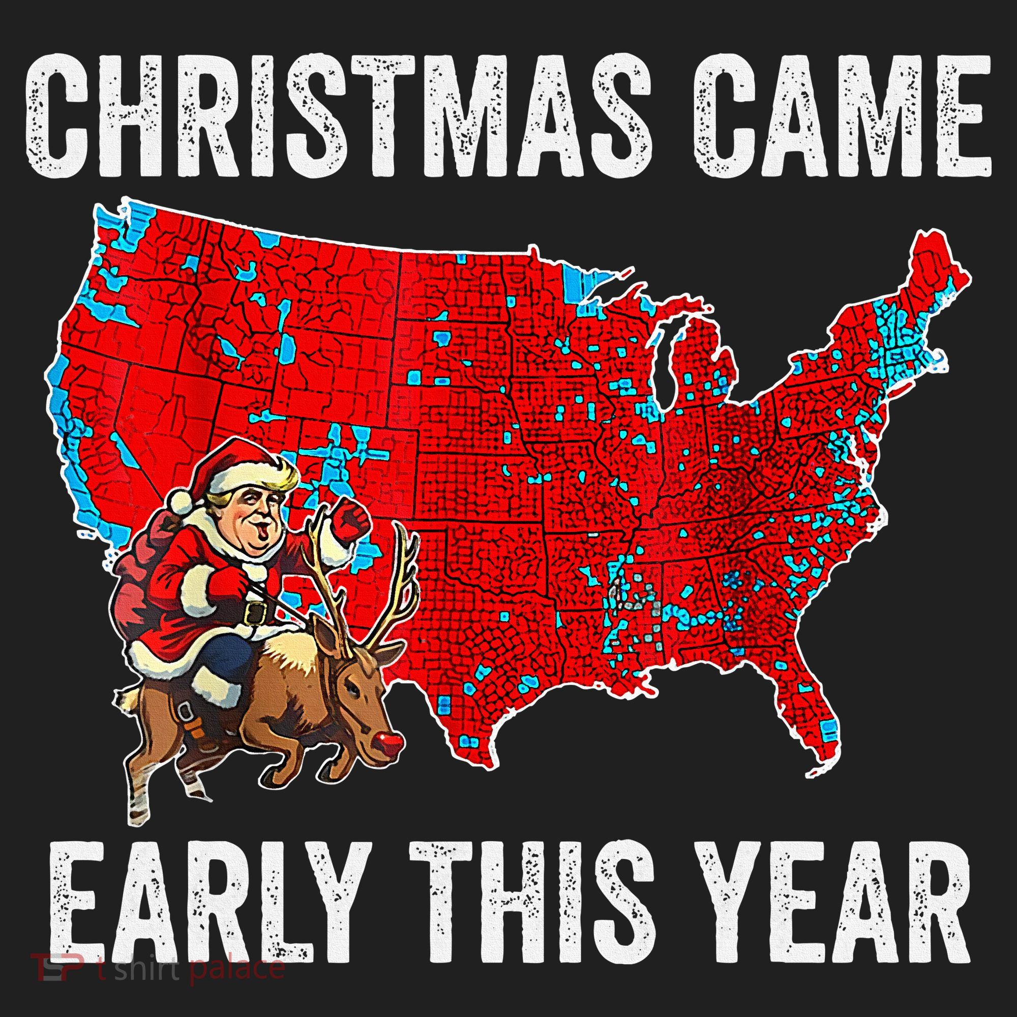 Christmas Came Early This Year Electoral Map Hat