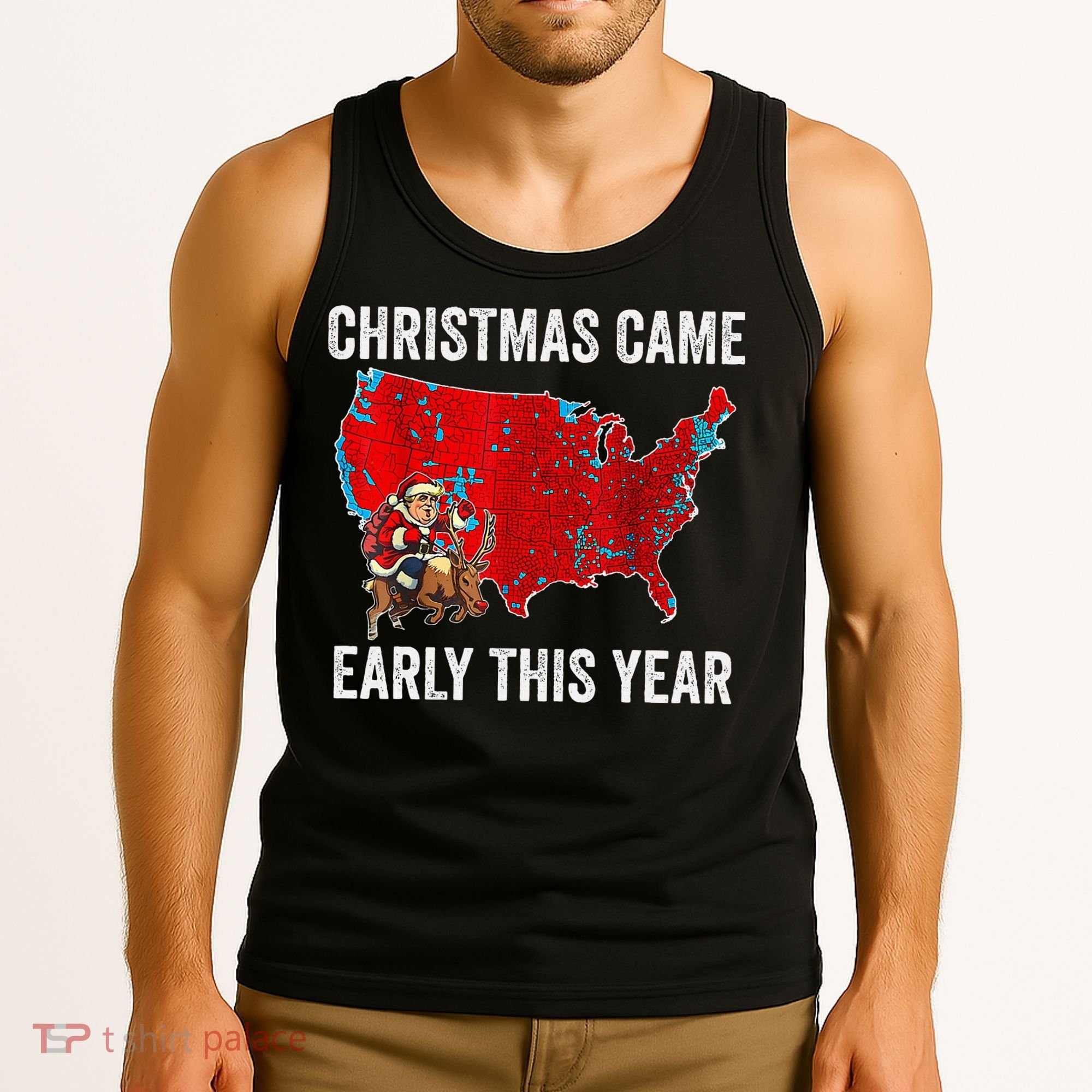 Christmas Came Early This Year Electoral Map Tank Top