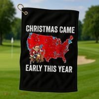 Christmas Came Early This Year Electoral Map Golf Towel thumb 1
