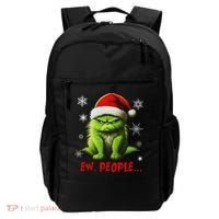Christmas Cat Ew People Meowy Cat Lovers Backpack thumb 0