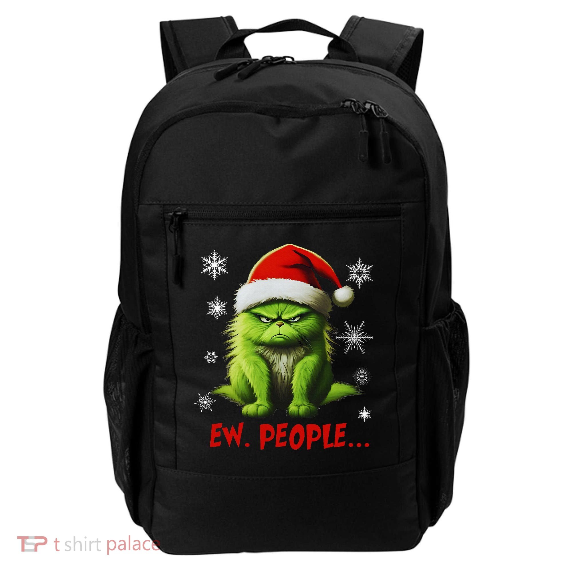 Christmas Cat Ew People Meowy Cat Lovers Backpack
