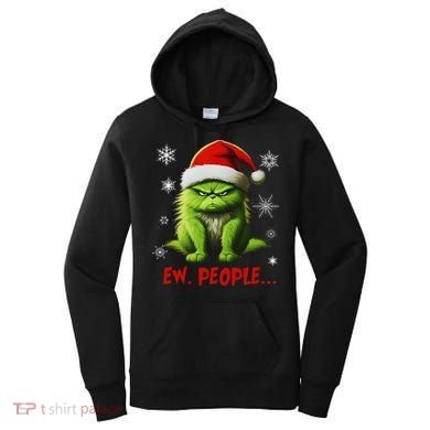 Christmas Cat Ew People Meowy Cat Lovers Women's Hoodie