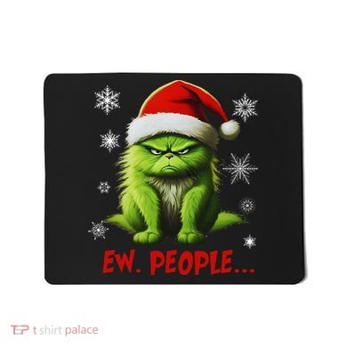Christmas Cat Ew People Meowy Cat Lovers Mousepad