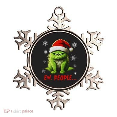 Christmas Cat Ew People Meowy Cat Lovers Ornament