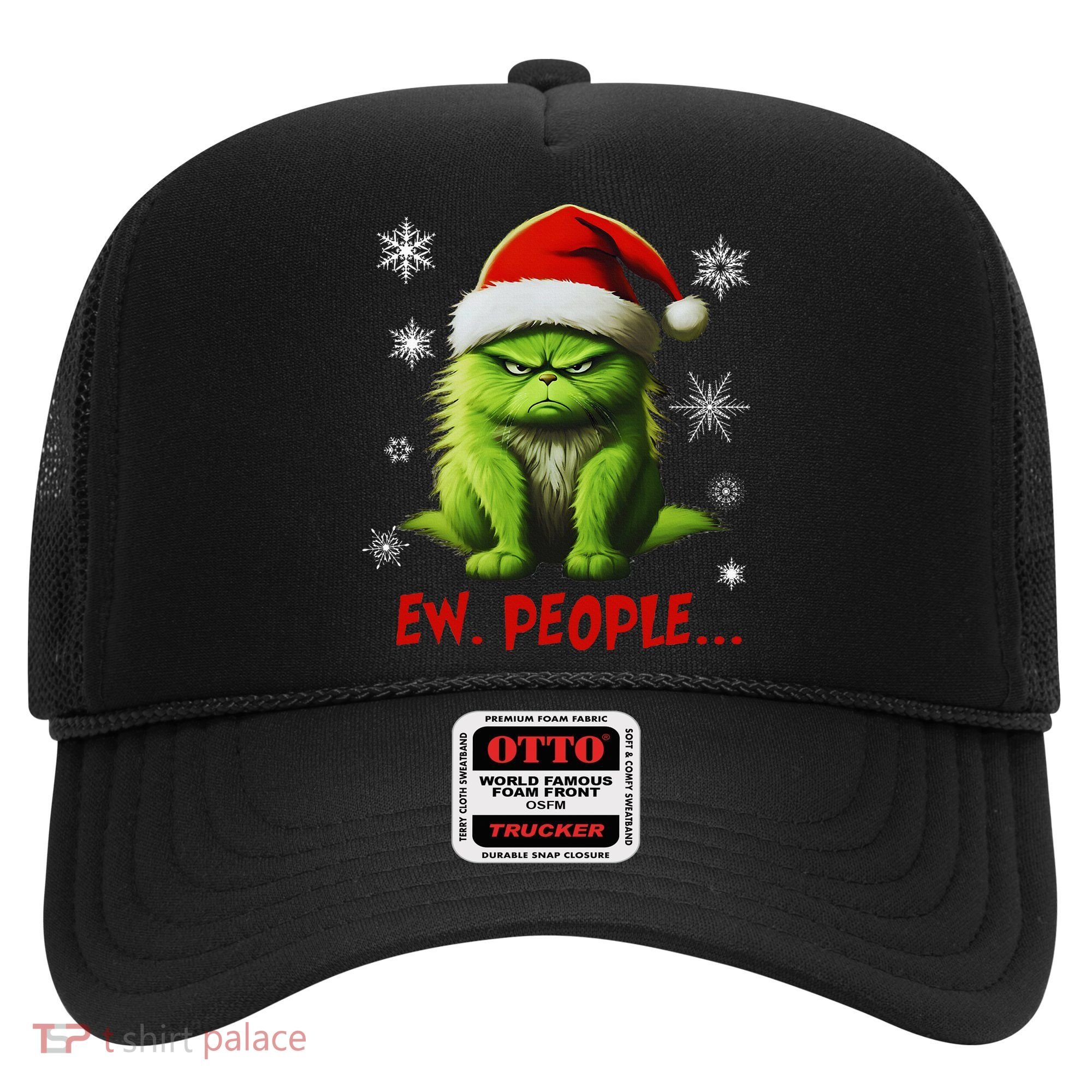 Christmas Cat Ew People Meowy Cat Lovers Hat