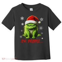 Christmas Cat Ew People Meowy Cat Lovers Toddler T-Shirt thumb 0