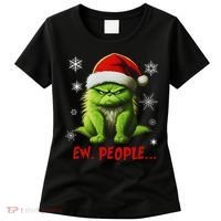 Christmas Cat Ew People Meowy Cat Lovers Women's T-Shirt thumb 0