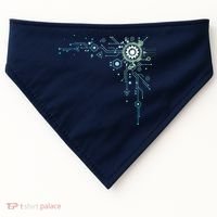Computer Circuit Engineer Gifts Computer Nerd USA-Made Doggie Bandana thumb 0