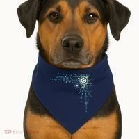 Computer Circuit Engineer Gifts Computer Nerd USA-Made Doggie Bandana thumb 1