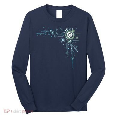 Computer Circuit Engineer Gifts Computer Nerd Long Sleeve Shirt