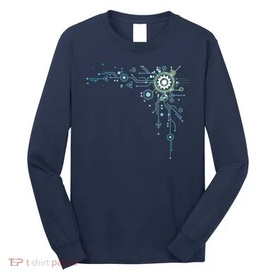 Computer Circuit Engineer Gifts Computer Nerd Long Sleeve Shirt
