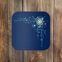 Computer Circuit Engineer Gifts Computer Nerd Coaster thumb 0