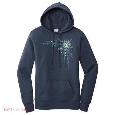 Computer Circuit Engineer Gifts Computer Nerd Women's Hoodie
