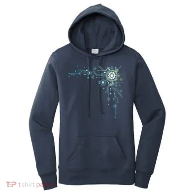 Computer Circuit Engineer Gifts Computer Nerd Women's Hoodie