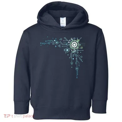 Computer Circuit Engineer Gifts Computer Nerd Toddler Hoodie