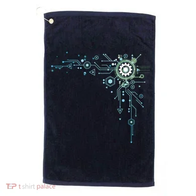 Computer Circuit Engineer Gifts Computer Nerd Golf Towel