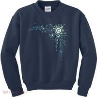Computer Circuit Engineer Gifts Computer Nerd Kids Sweatshirt thumb 0