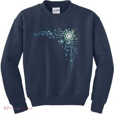 Computer Circuit Engineer Gifts Computer Nerd Kids Sweatshirt