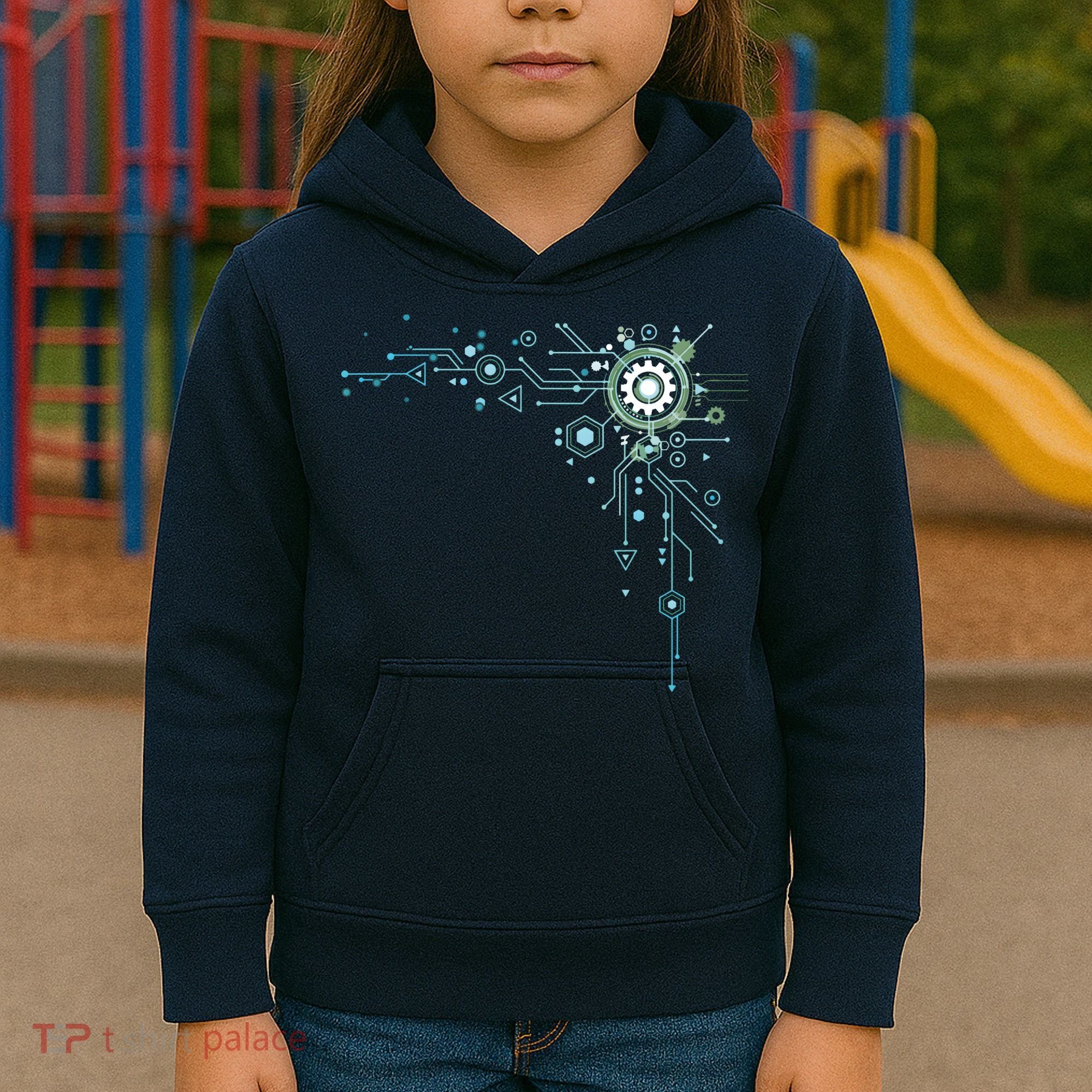 Computer Circuit Engineer Gifts Computer Nerd Kids Hoodie