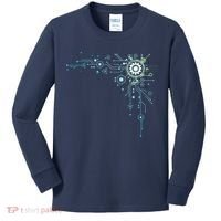 Computer Circuit Engineer Gifts Computer Nerd Kids Long Sleeve Shirt thumb 0