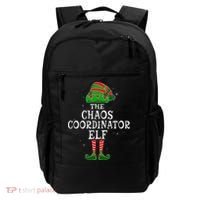 Chaos Coordinator Elf Group Matching Family Christmas Funny Gift Backpack thumb 0