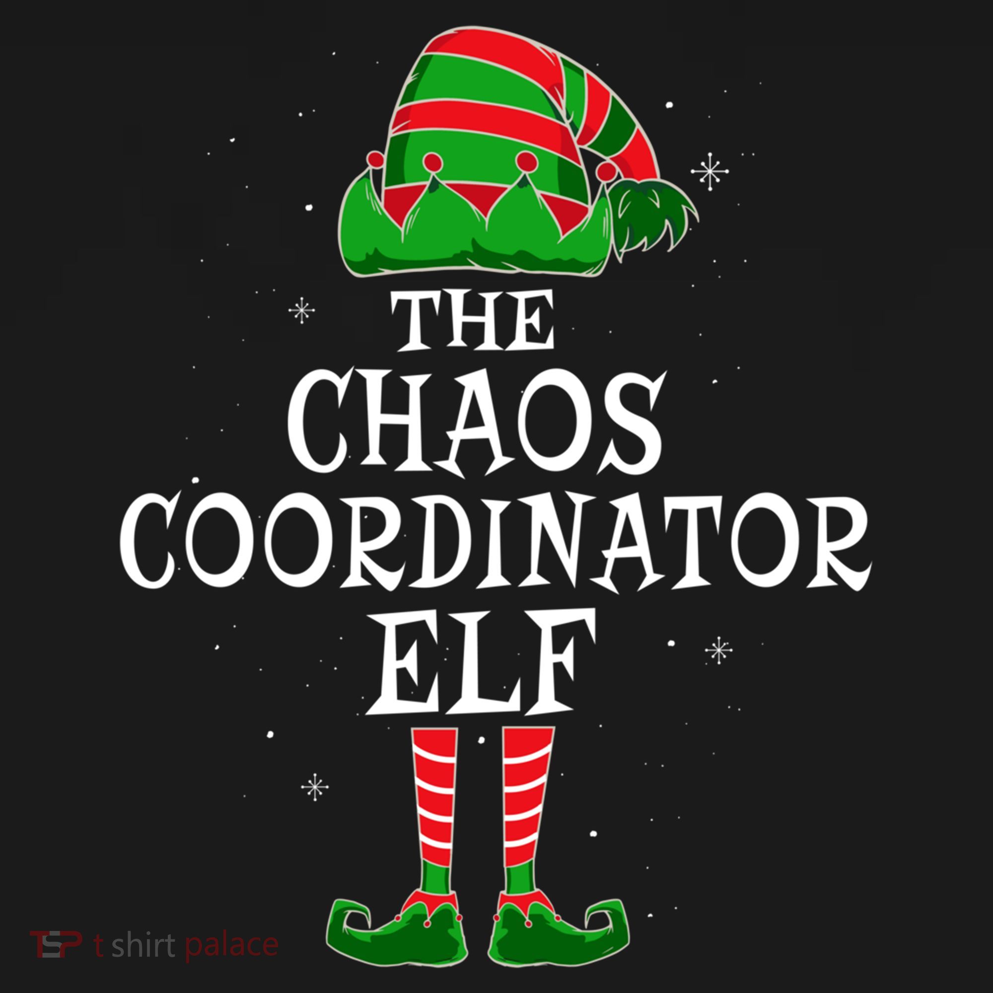 Chaos Coordinator Elf Group Matching Family Christmas Funny Gift Women's Hoodie
