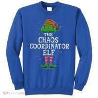 Chaos Coordinator Elf Group Matching Family Christmas Funny Gift Sweatshirt thumb 0