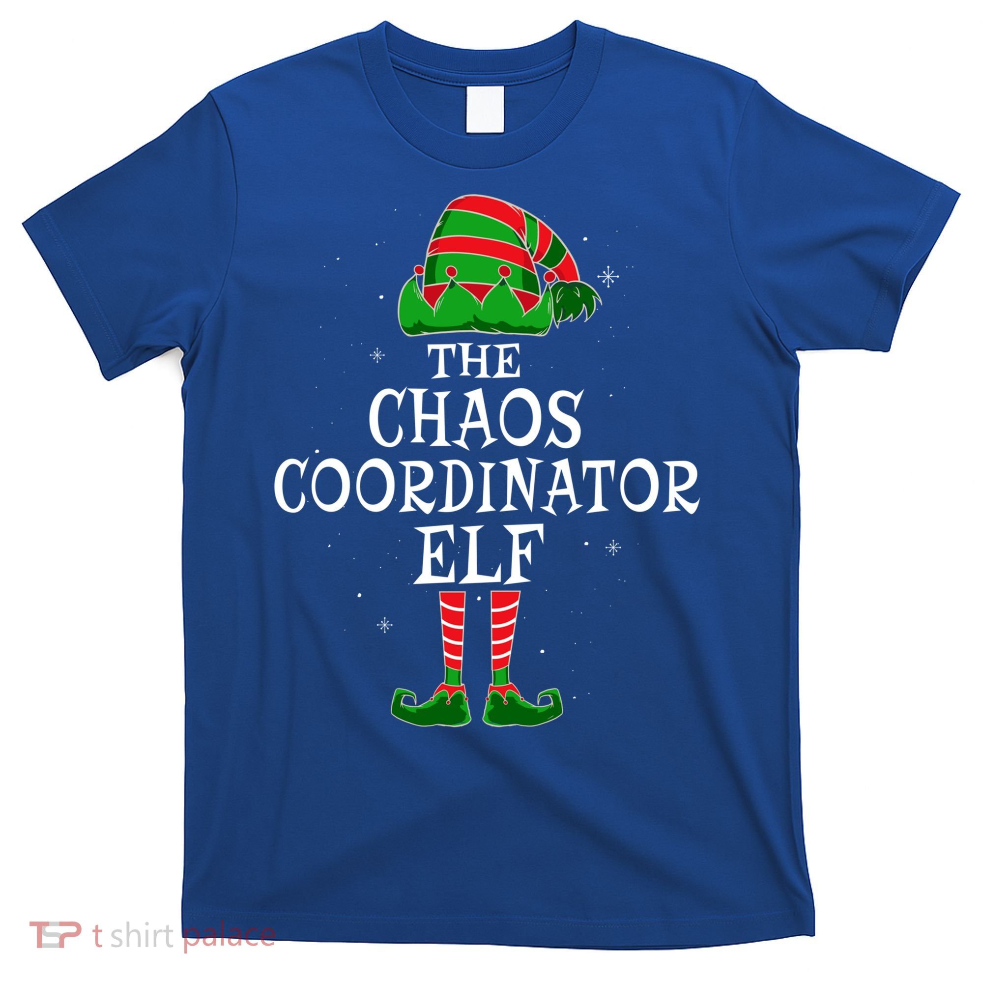 Chaos Coordinator Elf Group Matching Family Christmas Funny Gift T-Shirt