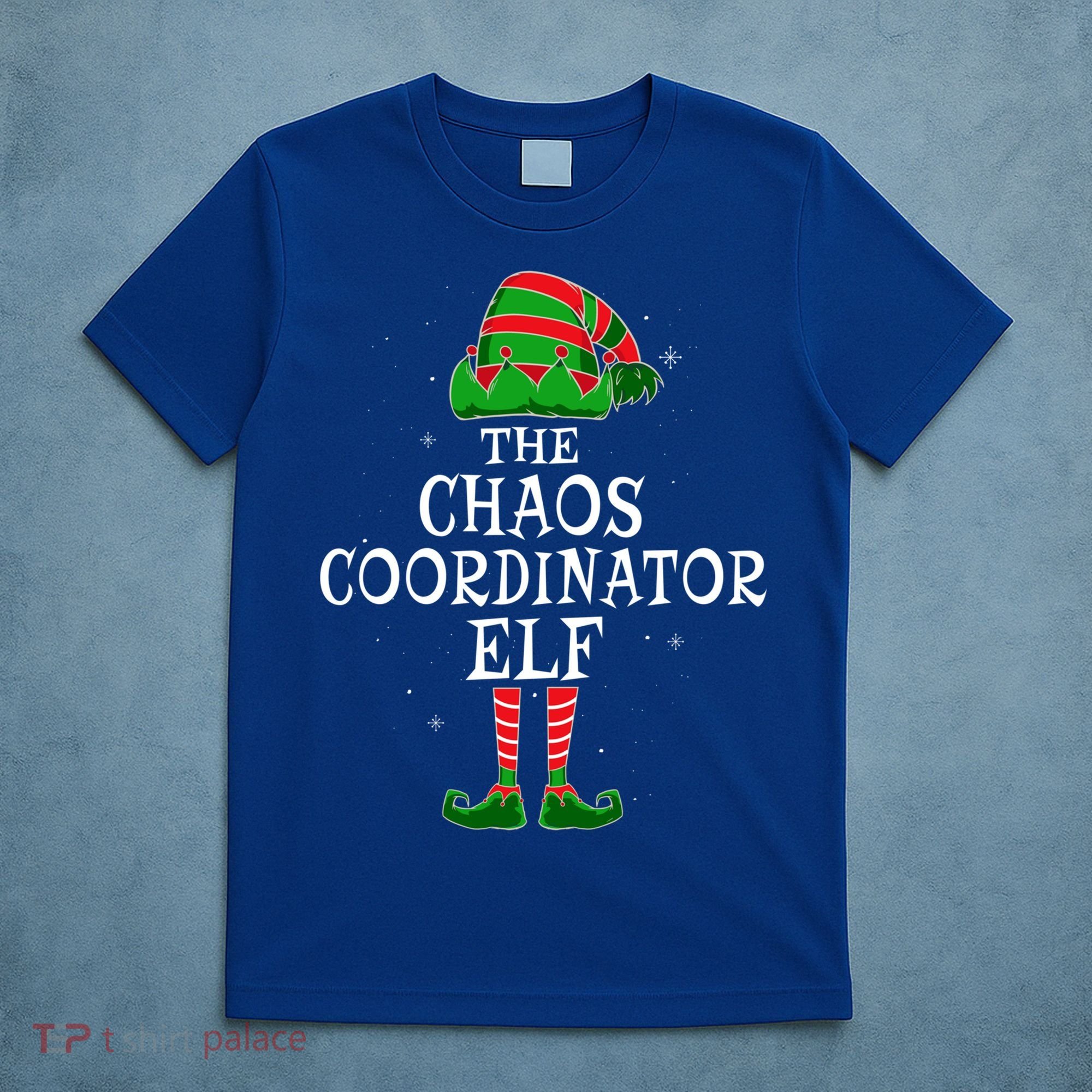 Chaos Coordinator Elf Group Matching Family Christmas Funny Gift T-Shirt