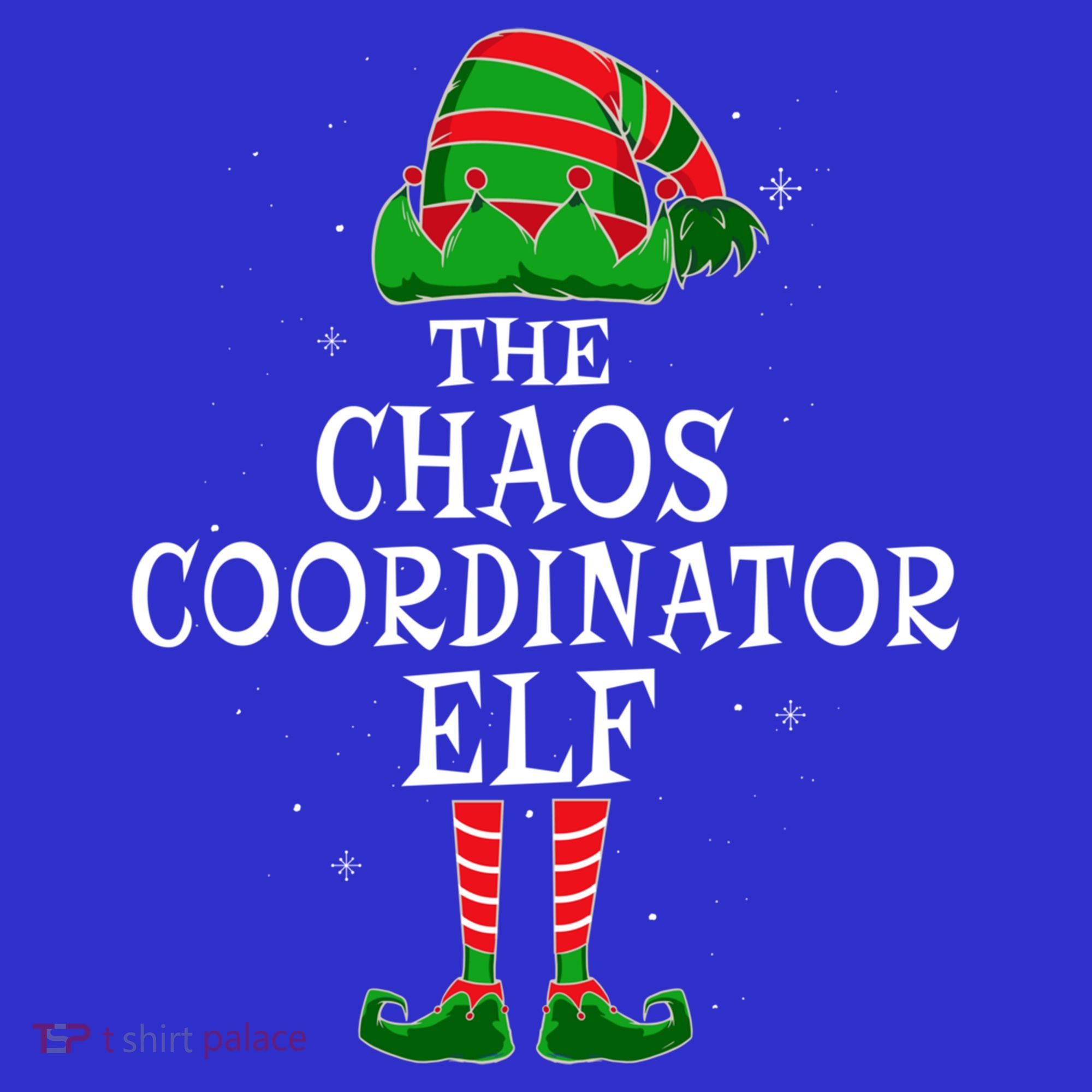 Chaos Coordinator Elf Group Matching Family Christmas Funny Gift Women's Tank Top