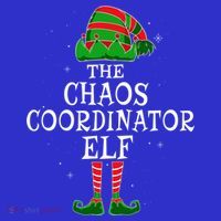 Chaos Coordinator Elf Group Matching Family Christmas Funny Gift Visor thumb 3